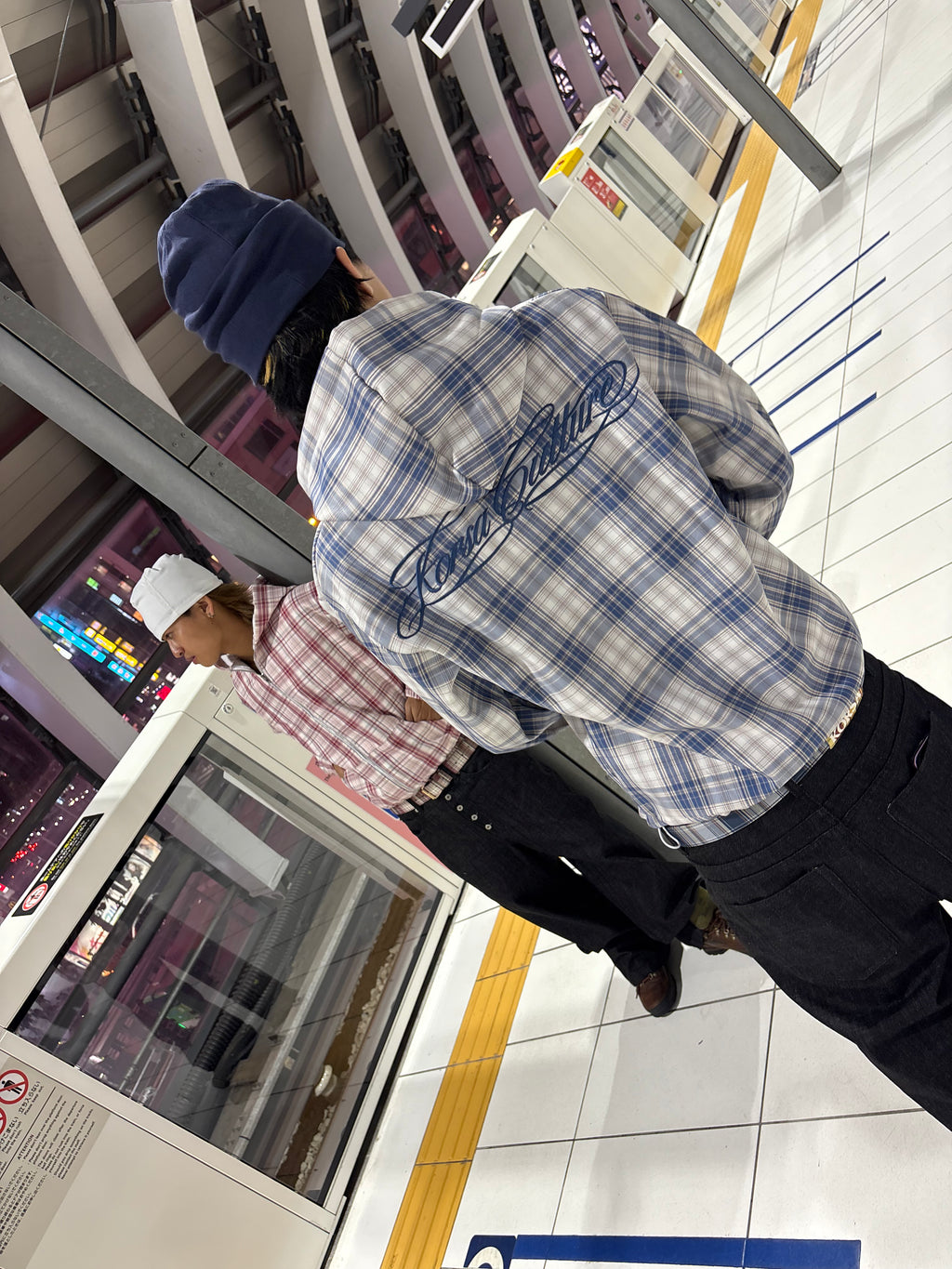 PLAID BLUE / KORSA JACKET