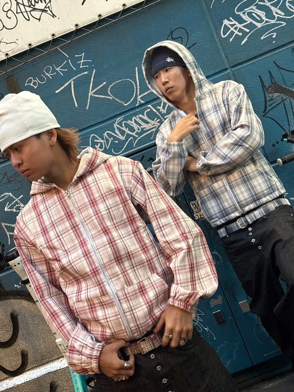 PLAID BLUE / KORSA JACKET