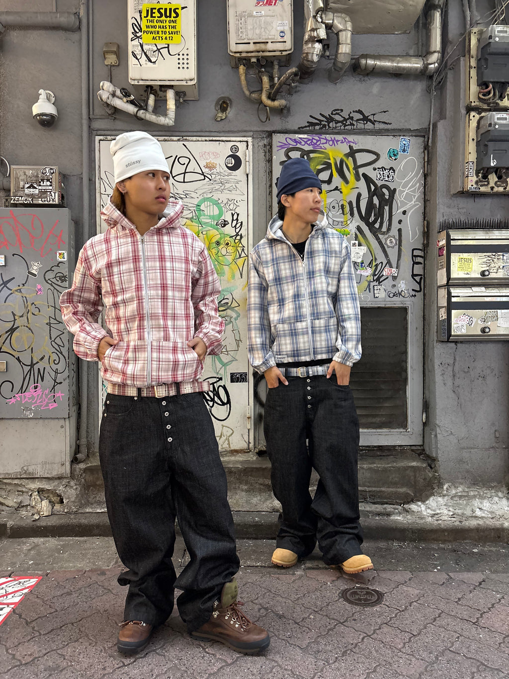 PLAID BLUE / KORSA JACKET