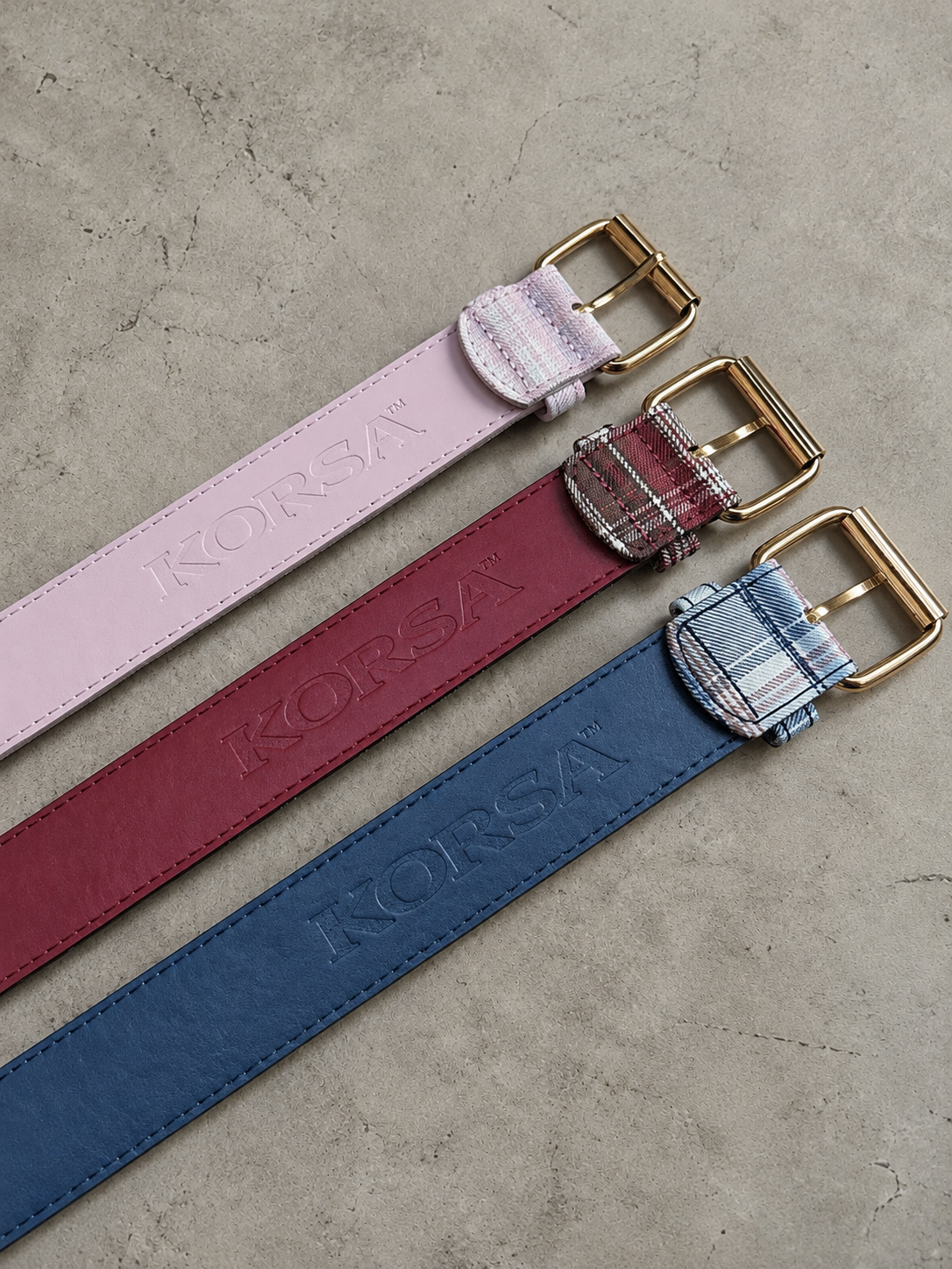 PLAIED KORSA BELTS