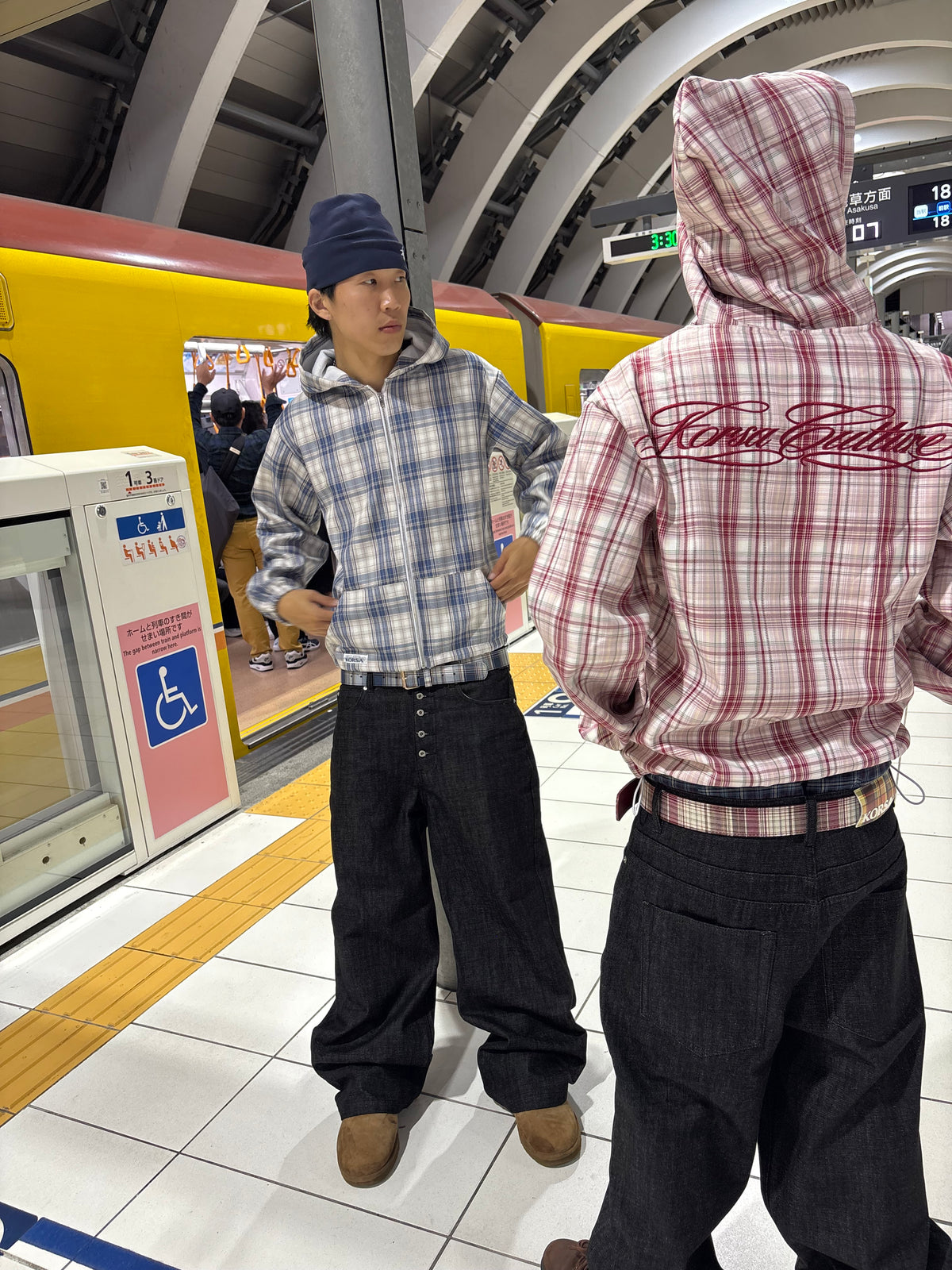 PLAID BLUE / KORSA JACKET