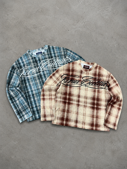 BLUE WAFFLE LONGSLEEVE / KORSA